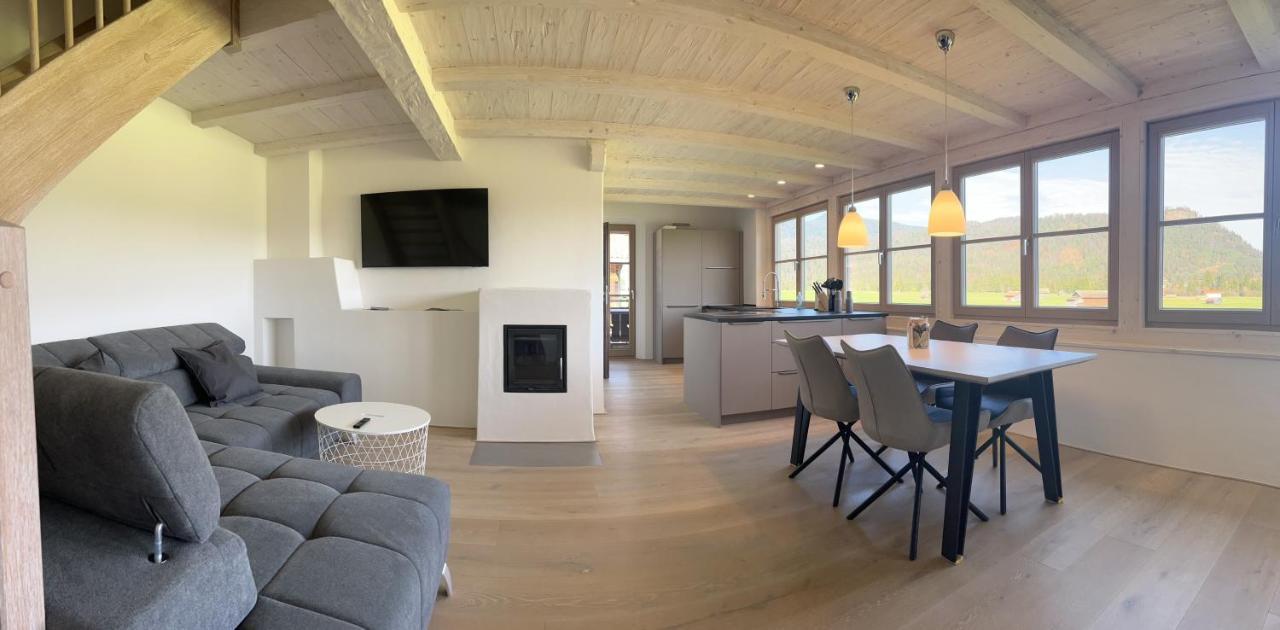 Ferienwohnung Atelier Simetsberg Krun Luaran gambar